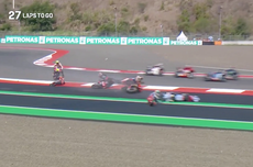 Live MotoGP Indonesia 2024; Empat Pebalap Crash di Lap Pertama