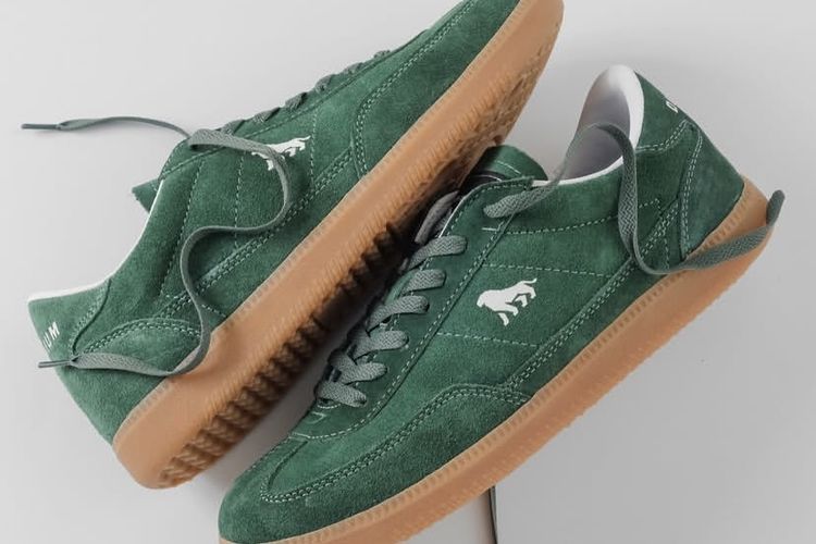 Ilustrasi sneakers merek sepatu Delirium.