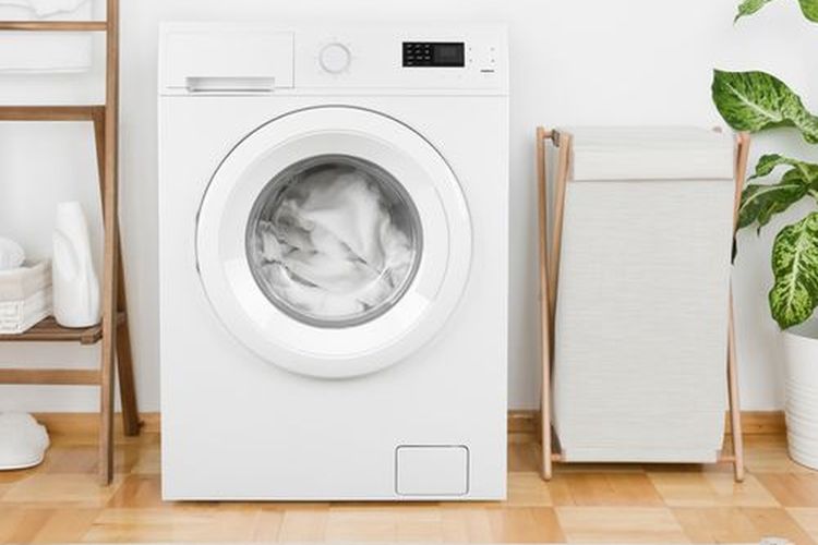 Ilustrasi mesin cuci.