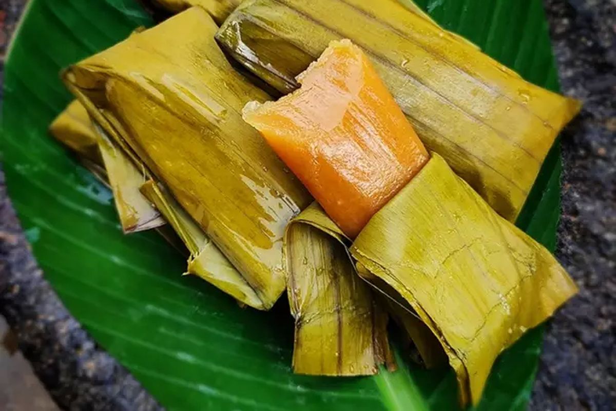 Lemet singkong tanpa kelapa parut. 