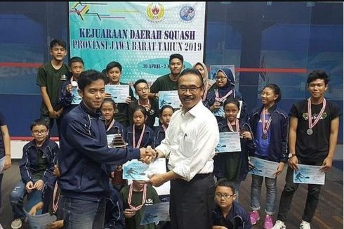 Ungguli DKI Jakarta dan Jateng, Jabar Juara Umum Kejurnas Squash 2022