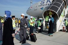 Kloter Pertama Jemaah Haji Asal NTB Tiba di Bandara Lombok