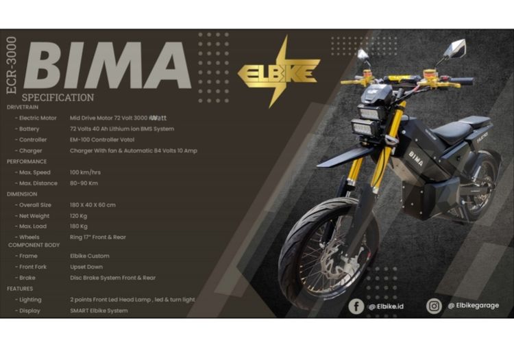 Elbike Bima Enduro ECR-3000