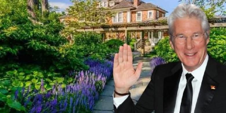 Richard Gere melego rumah mewahnya di North Haven dengan harga penawaran 65 juta dollar AS