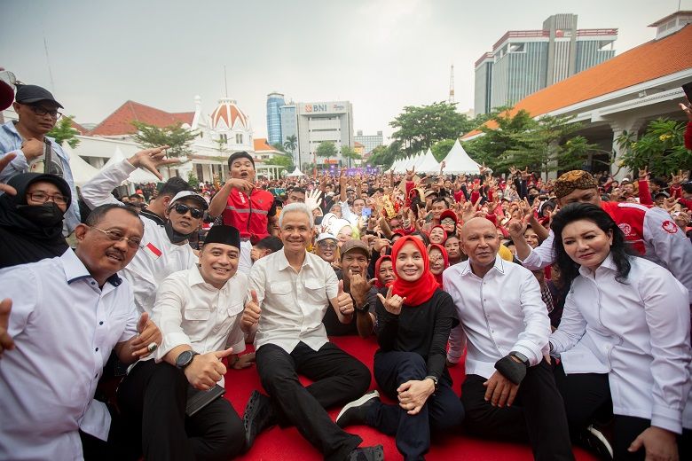 Teriakan “Ganjar Presiden” Bergema di Acara Konsolidasi PDI-P Jatim 