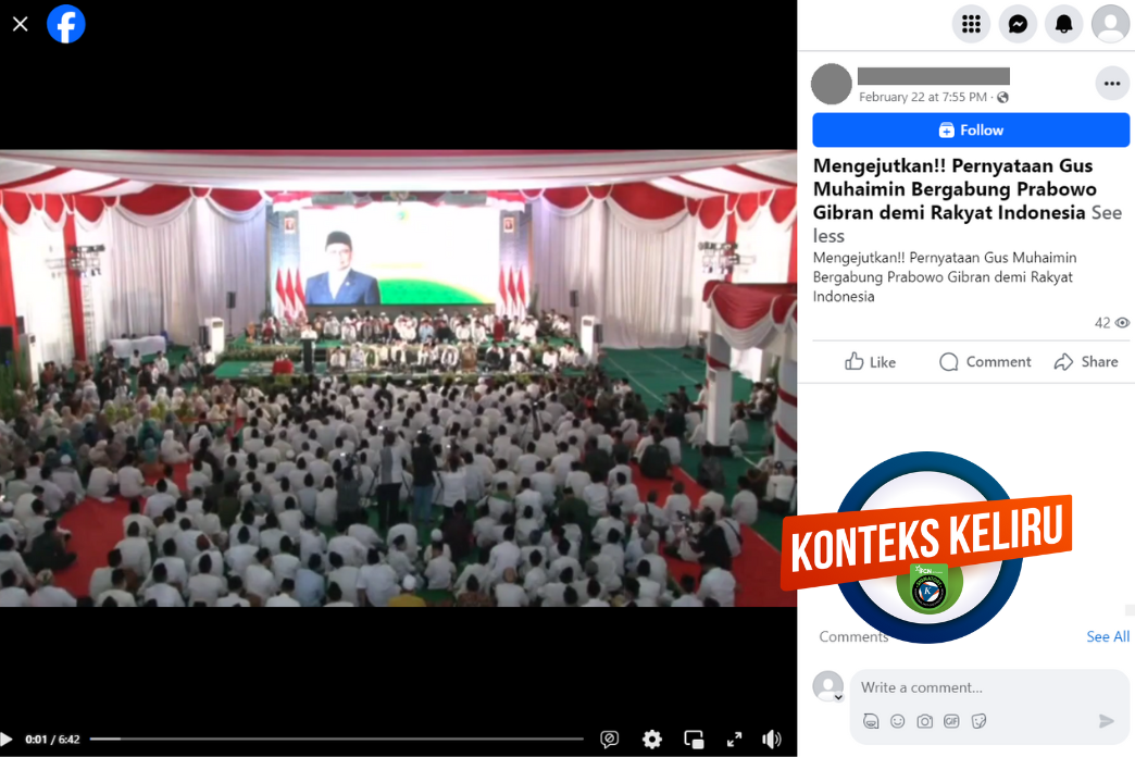 [VIDEO] Beredar Hoaks Muhaimin Nyatakan Gabung Kubu Prabowo-Gibran