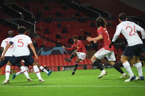 Man United Vs PSG, Gol Rashford Paksa Skor Imbang pada Babak Pertama