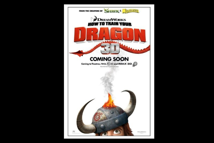 Poster film How to Train Your Dragon (2010), akan tayang di Netflix 16 September 2020.
