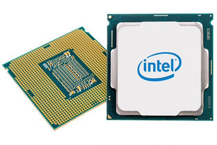 Ilustrasi prosesor Intel Core generasi ke-8.