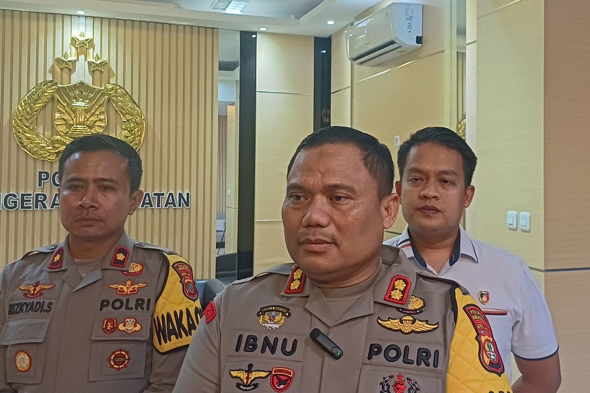 Kapolres Tangerang Selatan AKBP Ibnu Bagus Santoso saat ditemui wartawan di kantornya, Senin (6/5/2024).