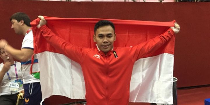 Lifter putra Indonesia, Eko Yuli Irawan.