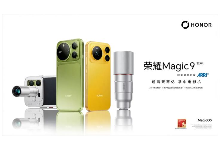 Honor Magic9 Pro Max Resmi, HP Dua Kamera 200 MP dan Baterai 8.800 MAh