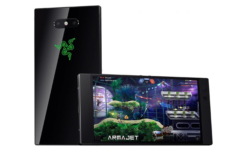 Tampang Razer Phone 2 terbilang mirip dengan pendahulunya.