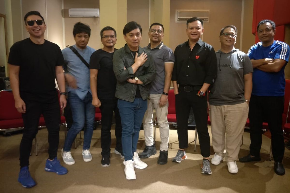 Kahitna saat ditemui di Studio Musica, Pancoran, Jakarta Selatan, Selasa (26/3/2019).