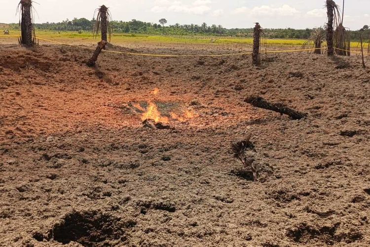 Sumur Bor Keluarkan Gas dan Api di Aceh Utara, 80 Jiwa Mengungsi