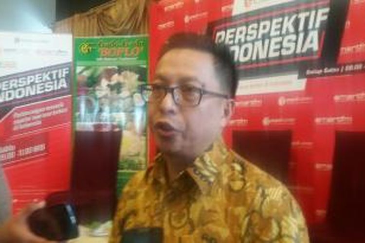 Dirjen Penegakkan Hukum Kementerian Lingkungan Hidup dan Kehutanan Rasio Rido Sani saat ditemui usai acara diskusi di bilangan Menteng, Jakarta Pusat, Sabtu (24/10/2015)