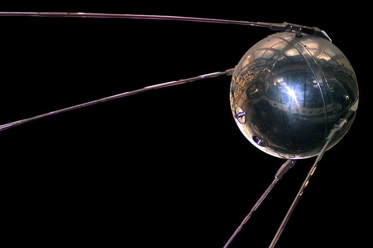 Replika Sputnik 1 ada di Air and Space Museum di Washington, DC.