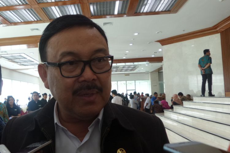 Wakil Ketua Pansus Hak Angket KPK Eddy Kusuma Wijaya di Kompleks Parlemen, Senayan, Jakarta, Rabu (15/11/2017).