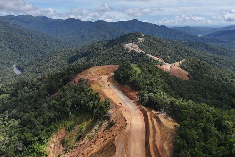 Jalan Trans Papua Segmen Mamberamo-Elelim.