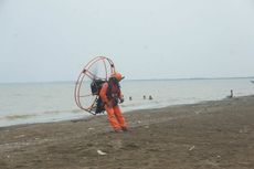 Paramotor Indonesia Ikut Sisir Puing Lion Air JT 610 di Karawang 