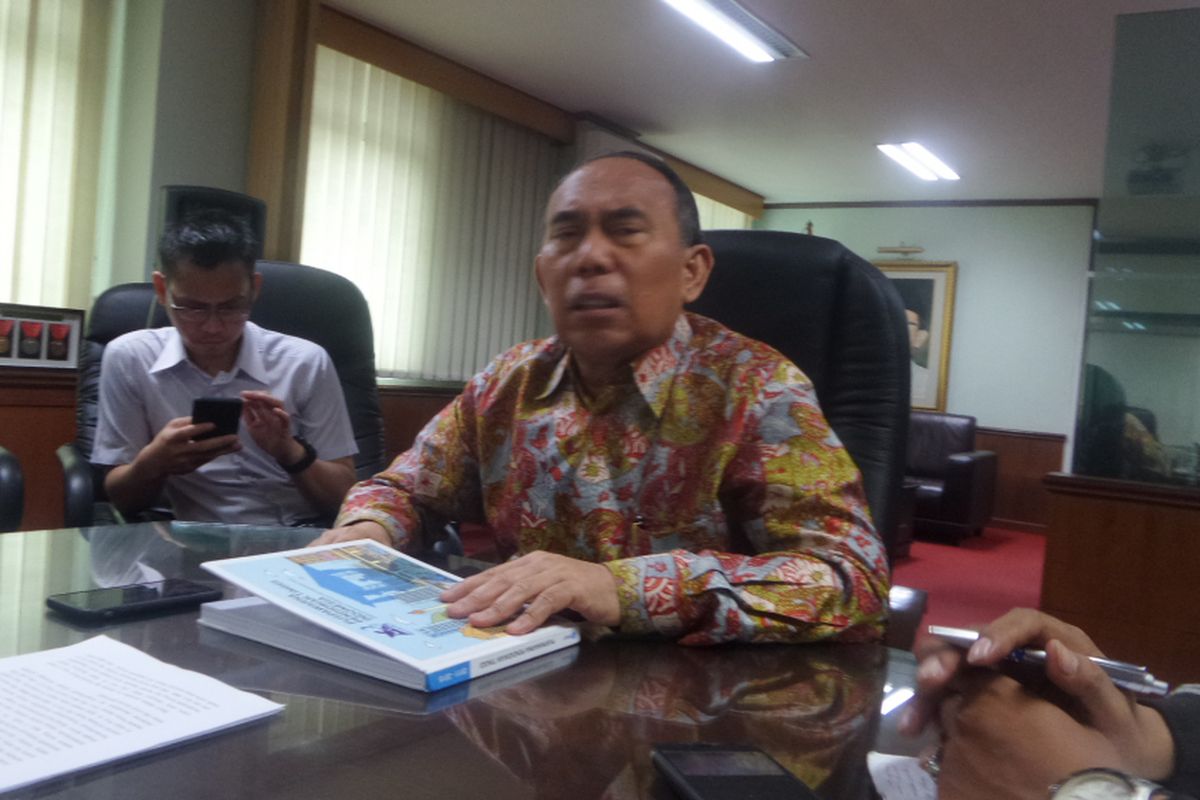 Rektor Universitas Negeri Jakarta, Djaali saat ditemui di Rektorar UNJ, Senin (14/8/2017)