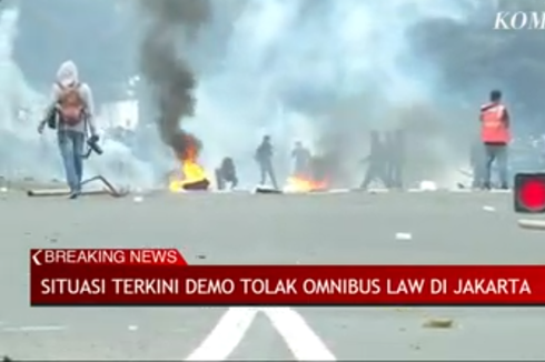 Polisi Tangkap 3 Orang yang Diduga Gerakkan Pelajar Saat Demo Rusuh di Jakarta