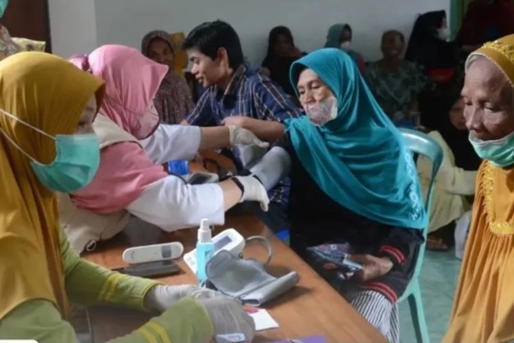 Kegiatan vaksinasi Covid-19 di wilayah Sukomoro, Kabupetan Magetan, Rabu (23/11/2022). Doc: Kominfo Magetan