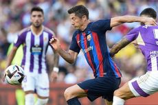 HT Barcelona Vs Valladolid 2-0, Lewandowski dan Pedri Pemecah Kebuntuan Barca 