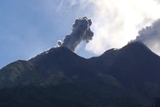Gunung Karangetang Keluarkan Guguran Lava dan Suara Gemuruh