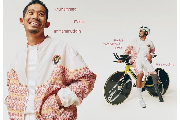 Koleksi Sandya Niskala dari IKAT Indonesia by Didiet Maulana untuk para atlet Indonesia di Paralimpiade 2024.