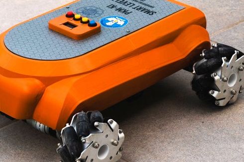 Robot Pintar Karya Mahasiswa UGM Mampu Ukur Kemiringan Lantai