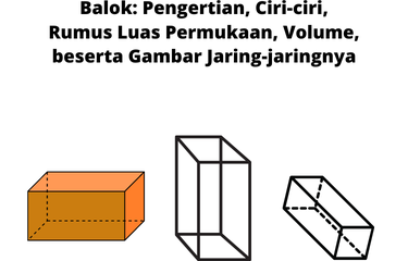 Balok adalah bangun ruang yang memiliki tiga pasang sisi berhadapan yang sama bentuk dan ukurannya, di mana setiap sisinya berbentuk persegi panjang.