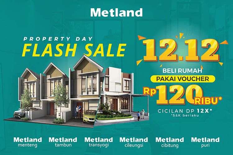Banner Metland Property Day Flash Sale 12.12 