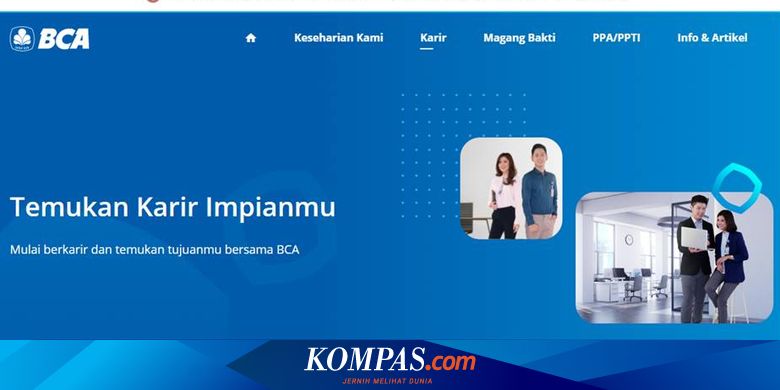 Bca Buka Lowongan Pekerjaan Untuk Berbagai Posisi Apa Saja Halaman All Kompas Com