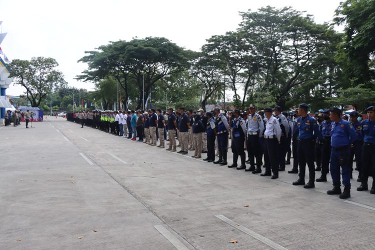 Sebanyak 926 pasukan gabungan dikerahkan untuk mengamankan penutupan Pekan Olahraga Provinsi (Porprov) ke-VI Banten pada Selasa (29/11/2022).