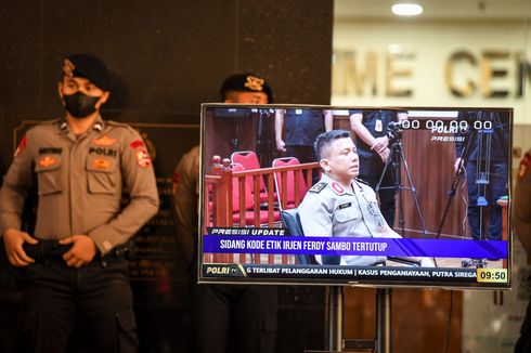 Sidang Etik Ferdy Sambo, Bharada E Bersaksi secara Daring