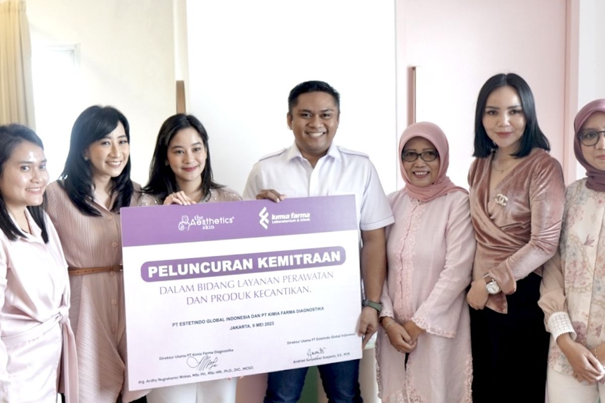 Klinik The Aesthetic Skin meluncurkan cabang terbarunya yang ke-8 bekerja sama dengan PT Kimia Farma Diagnostika.