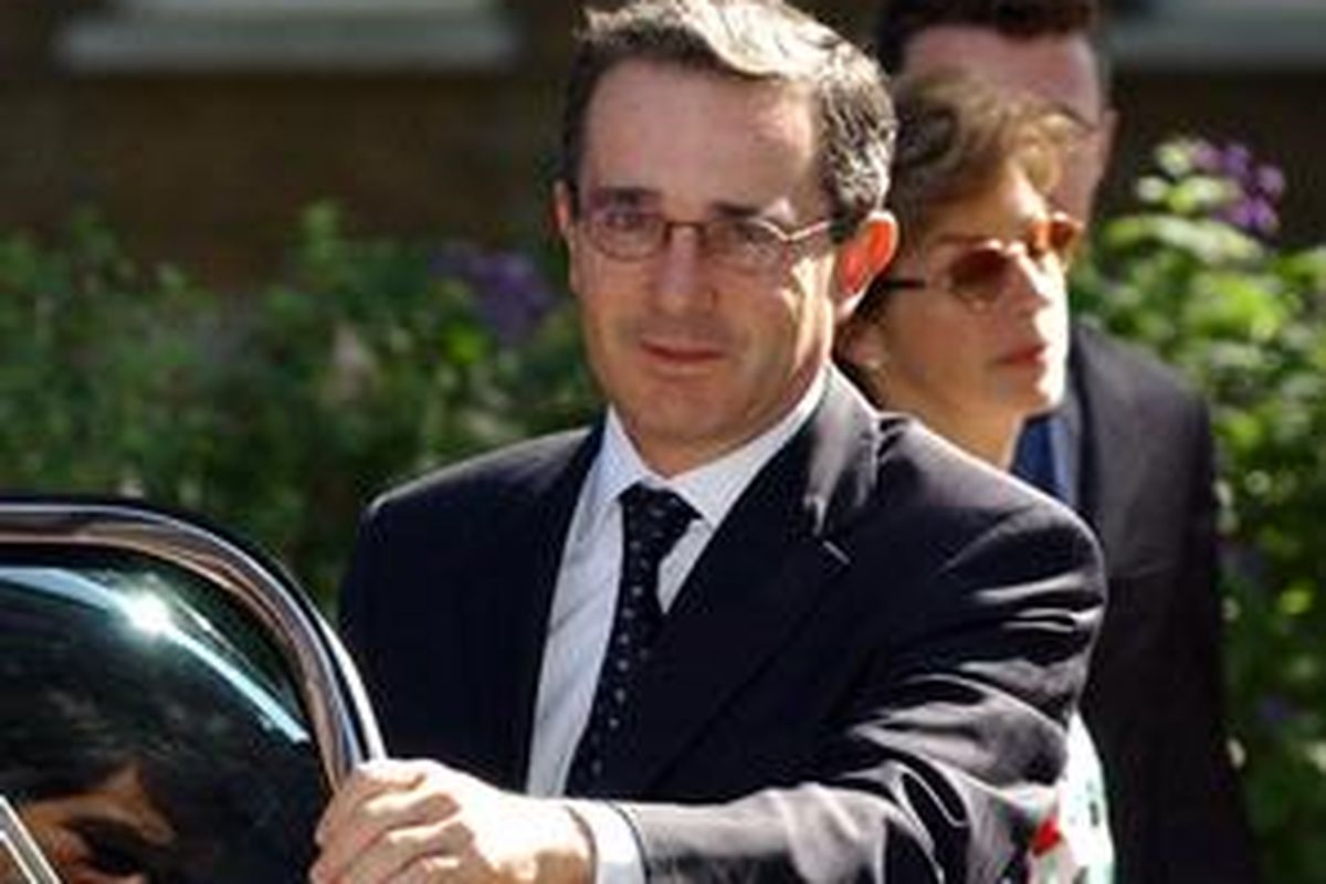 Presiden Kolombia Alvaro Uribe