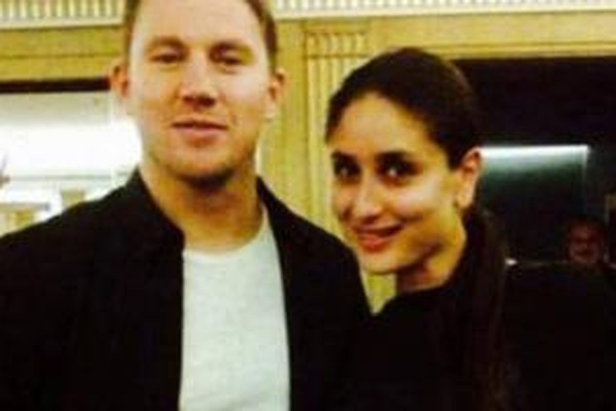 Kareena Kapoor berfoto bersama Channing Tatum