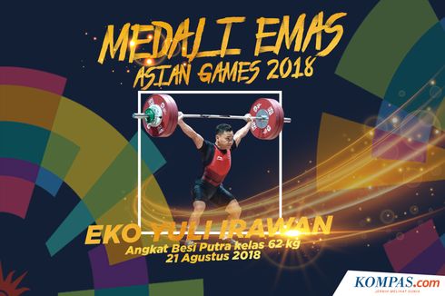 INFOGRAFIK Asian Games: Medali Emas Ke-5, Eko Yuli Irawan