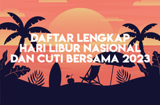 INFOGRAFIK: Daftar Lengkap Hari Libur Nasional dan Cuti Bersama 2023