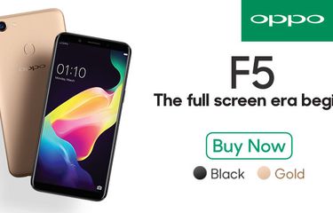 oppo f5 full screen