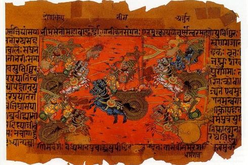 Fragmen Manuskrip Tertua Mahabharata