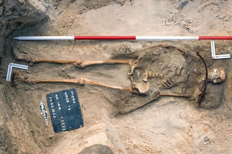 Kerangka vampir perempuan ditemukan tim arkeolog di Polandia