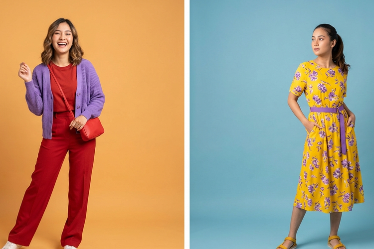 Hindari 8 Kombinasi Warna Pakaian yang Bikin Penampilan Terlihat Kusam