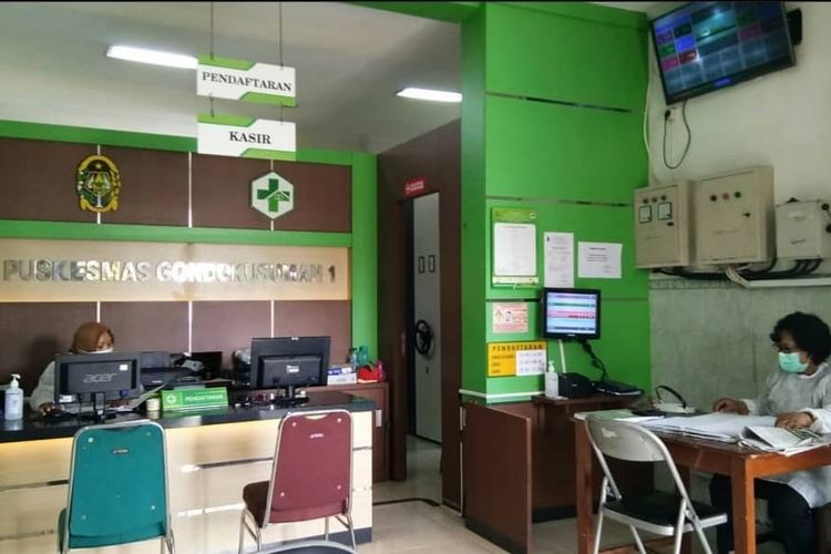 Puskesmas Gondokusuman 1 yang beralamat di Jalan Tunjung No.1, Baciro, Kec. Gondokusuman, Kota Yogyakarta.