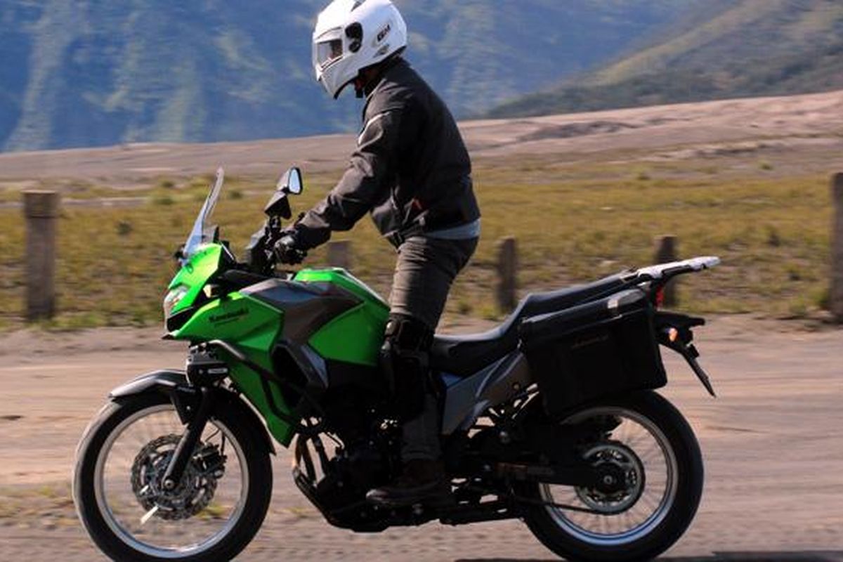 Test dire Kawasaki Versys-X 250 di Bromo.