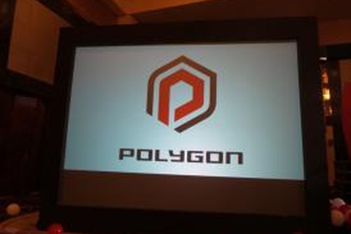Logo baru Polygon yang diluncurkan saat perayaan ulang tahun PT Insera Sena ke-25 tahun di Yogyakarta