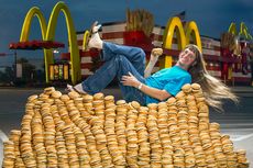 Kisah Unik Pria Pemakan 32.000 Burger Big Mac Selama 49 Tahun