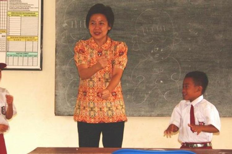 ILUSTRASI: Saat ini jumlah guru honorer swasta di Indonesia mencapai 1.100.000 orang.